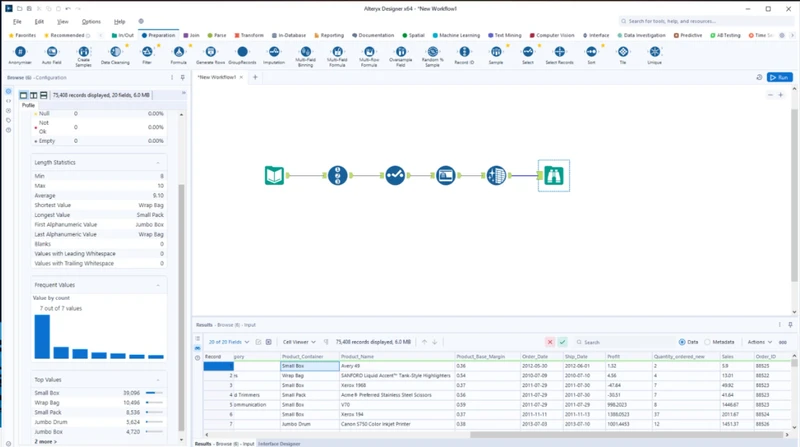 Alteryx 工作流