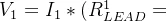 V_{1}=I_{1}*(R_{LEAD}^{1}+R_{RTD})+(I_{1}+I_{3})*R_{LEAD}^{3}