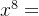 x^8 + x^5 + x^3 +x^2 + x + 1