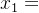 x_1+2+2x_3=0\,\,\,\,2x_3=0